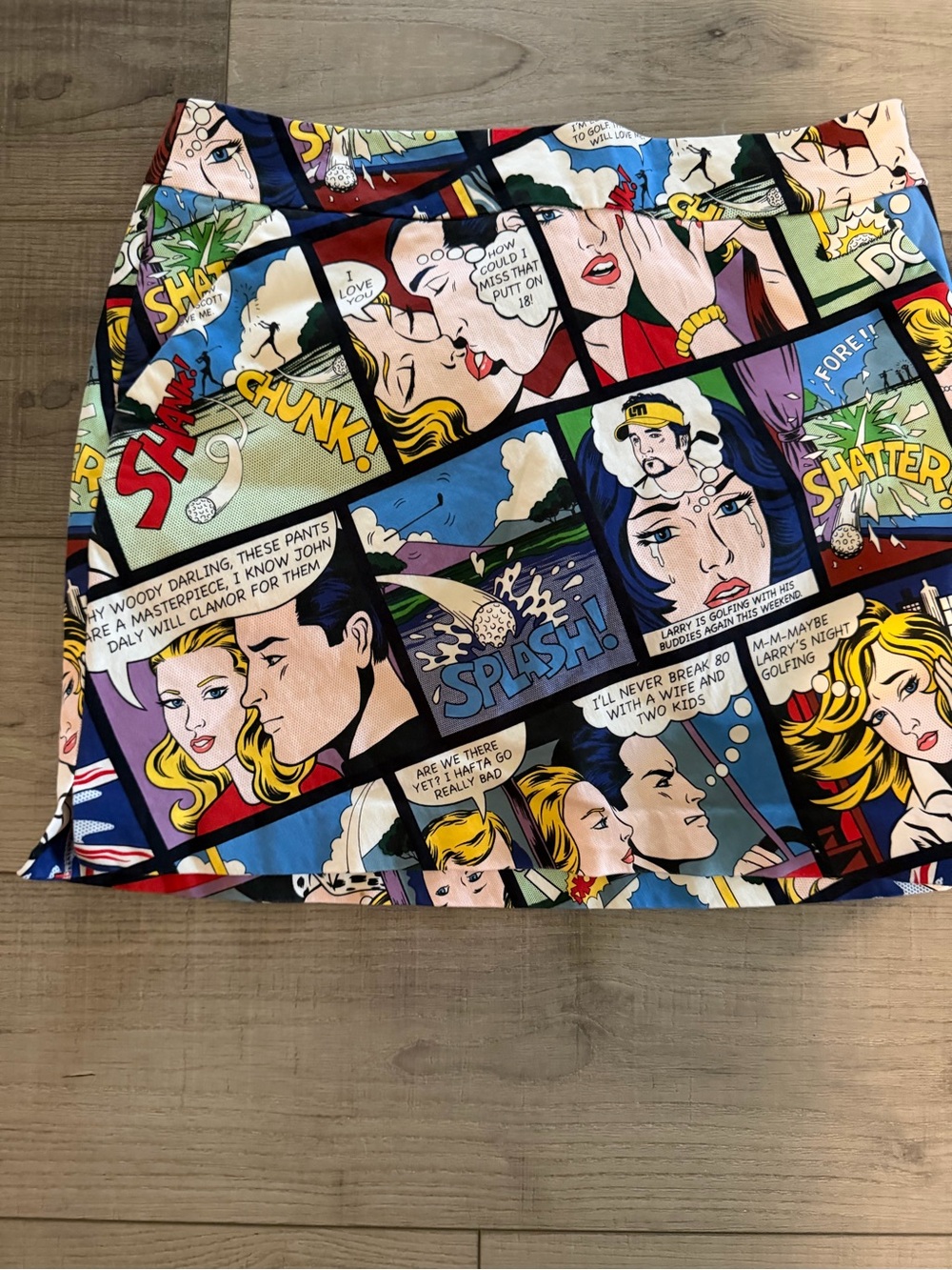 Loudmouth Comic Print Women’s skort 8 - Picture 2 of 5